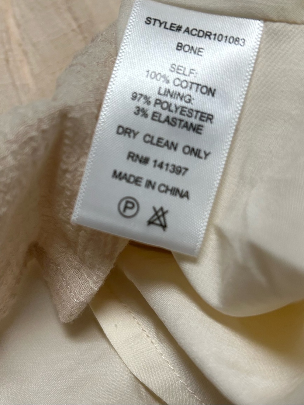 ASTR The Label Montreal Ruffle Midi Dress Bone Open Back Small - Picture 7 of 10